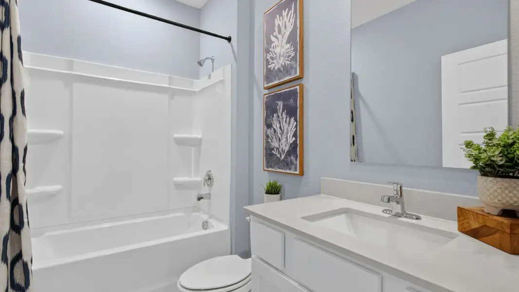 Furnished interior view inside a new home in The Arbors, Jacksonville (Image 17). Furnished interior view inside a new home in The Arbors, Jacksonville (Image 17).