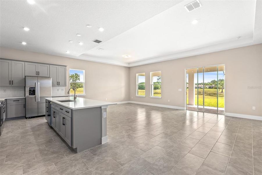 Furnished interior view inside a new home in Gray Hawk at Hole Two, Daytona Beach (Image 44). Furnished interior view inside a new home in Gray Hawk at Hole Two, Daytona Beach (Image 44).