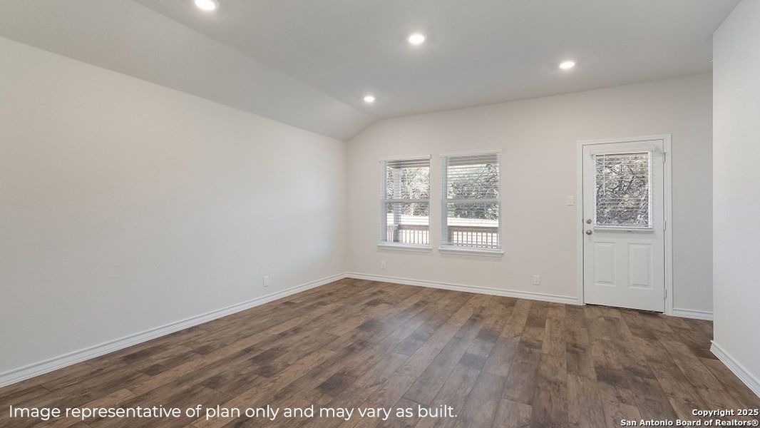 Spacious, unfurnished interior of a new home in The Birch at Spencer Ranch, Boerne (Image 14).