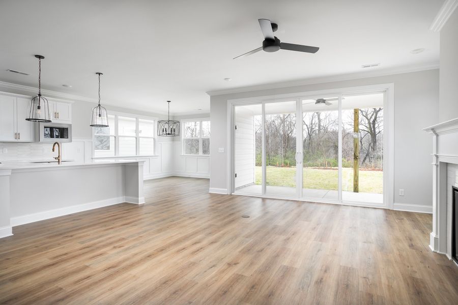 Representative unfurnished interior of a home built from the The Arlington by Greentech Homes LLC in The Thicket at Sedman Hills, Hixson (Image 12).