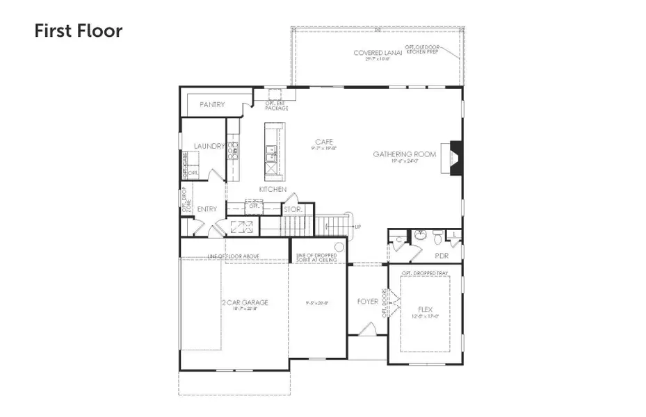 2D floor plan layout for the Oakhurst by John Wieland in Iverly, Canton, GA (Image 4). 2D floor plan layout for the Oakhurst by John Wieland in Iverly, Canton, GA (Image 4).