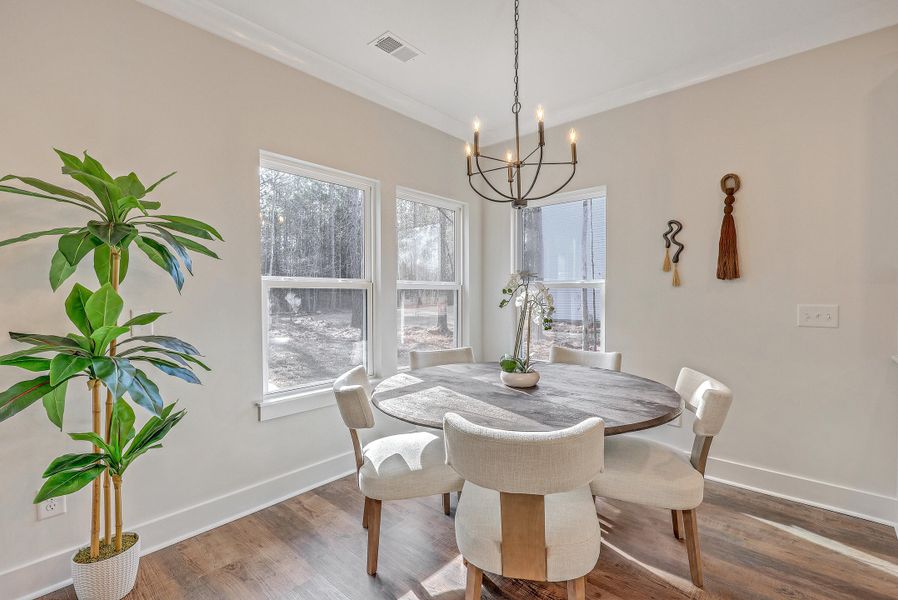 Furnished interior view inside a new home in , Summerville (Image 17).