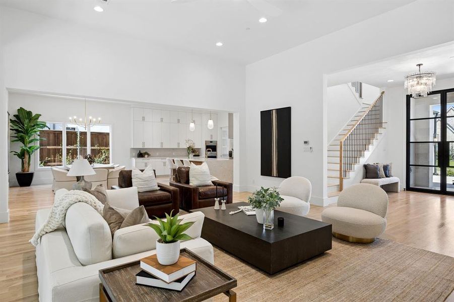 Furnished interior view inside a new home in , Southlake (Image 9).