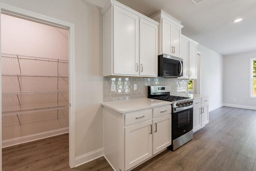 Furnished interior view inside a new home in , Buford (Image 11).