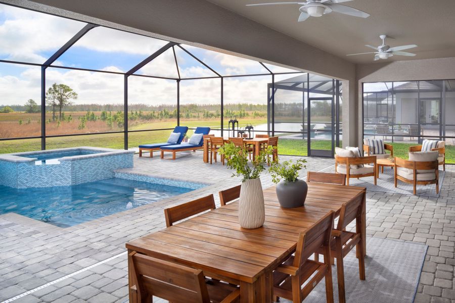 Outdoor Living - Biscayne II at Two Rivers:Outdoor Living - Biscayne II at Two Rivers