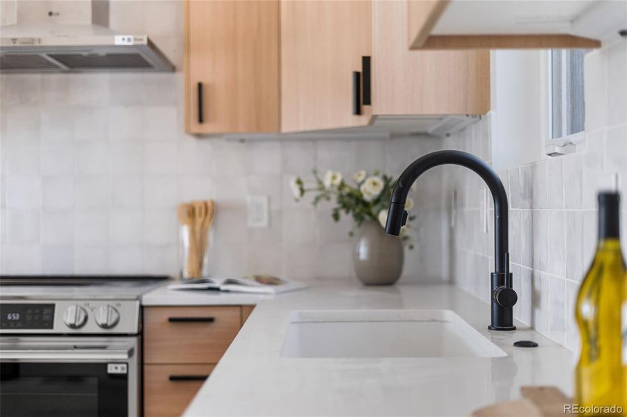 Close-up of interior finishes inside a home in , Denver (Image 18).