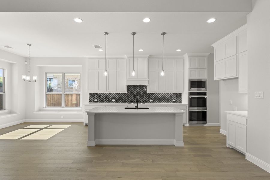 Furnished interior view inside a new home in Lake Shore Village, Rowlett (Image 7).