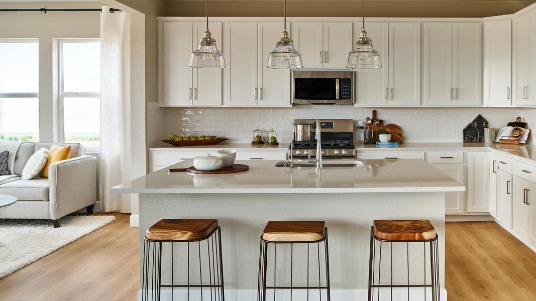 Furnished interior view inside a new home in Macanta, Castle Rock (Image 9). Furnished interior view inside a new home in Macanta, Castle Rock (Image 9).