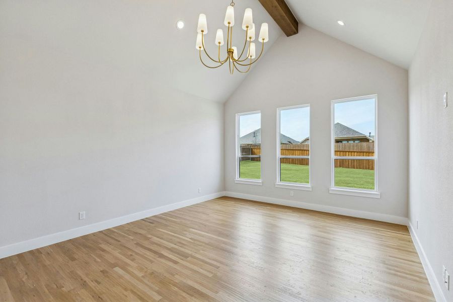 Representative unfurnished interior of a home built from the Custom 3640 by Kindred Homes in The Vines, Haslet (Image 27). Representative unfurnished interior of a home built from the Custom 3640 by Kindred Homes in The Vines, Haslet (Image 27).