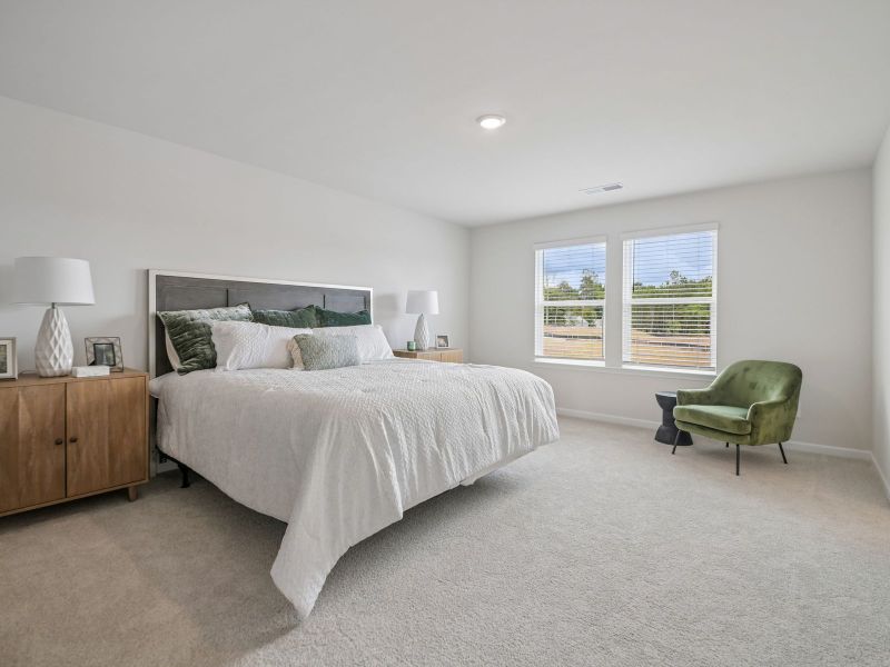 Furnished interior view inside a new home in Moss Farms, Lula (Image 21). Furnished interior view inside a new home in Moss Farms, Lula (Image 21).