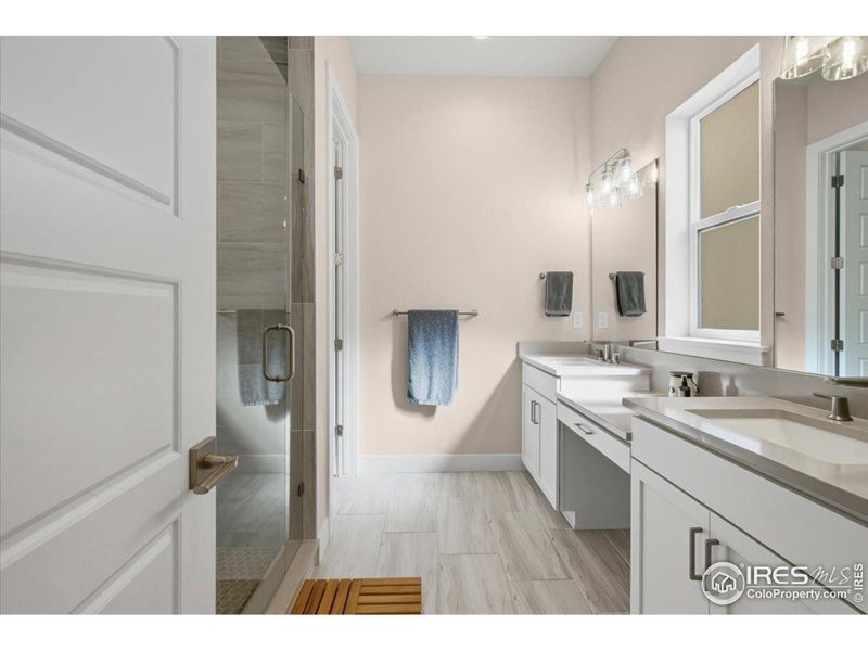 Furnished interior view inside a new home in Pelican Shores at Water Valley, Windsor (Image 27).