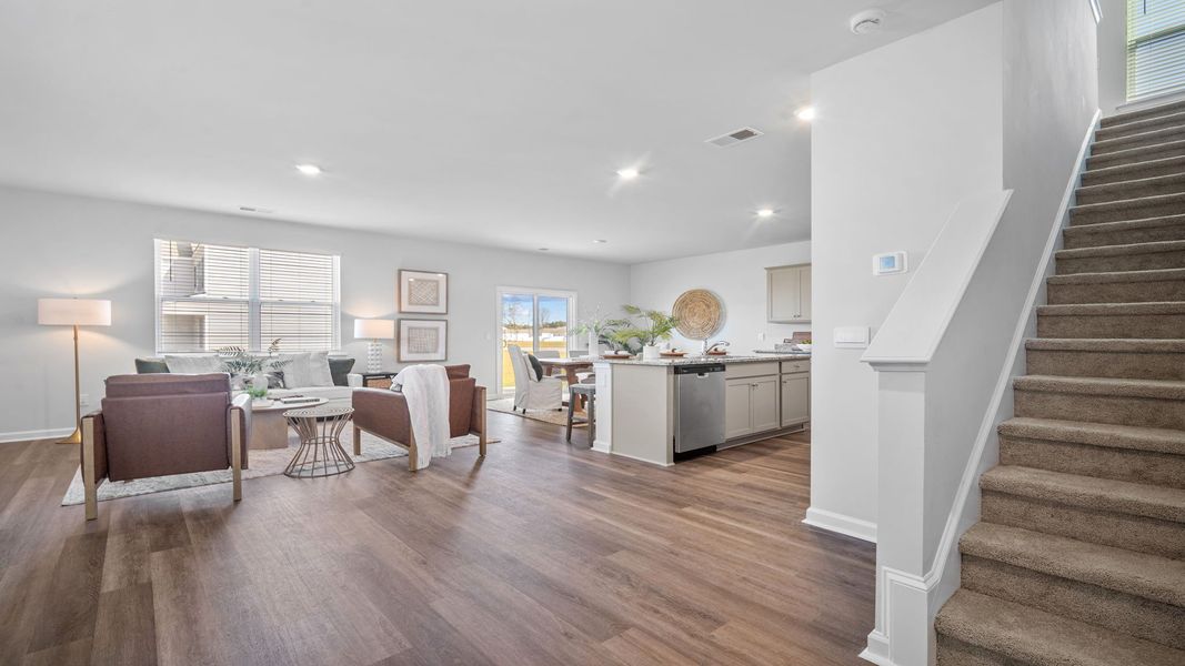 Furnished interior view inside a new home in The Retreat at East Argent, Ridgeland (Image 5).