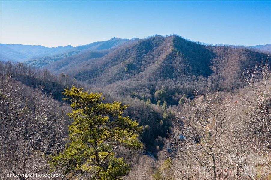 View from above property