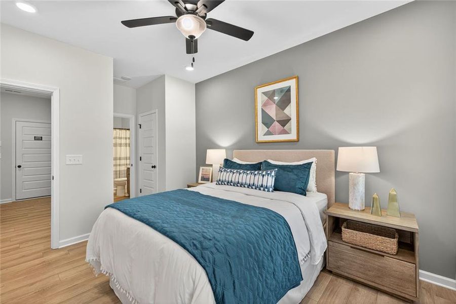 Furnished interior view inside a new home in Allen Manor, Hoschton (Image 44).