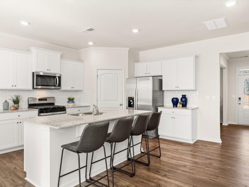 Furnished interior view inside a new home in Thompson Ridge, Dallas (Image 22).