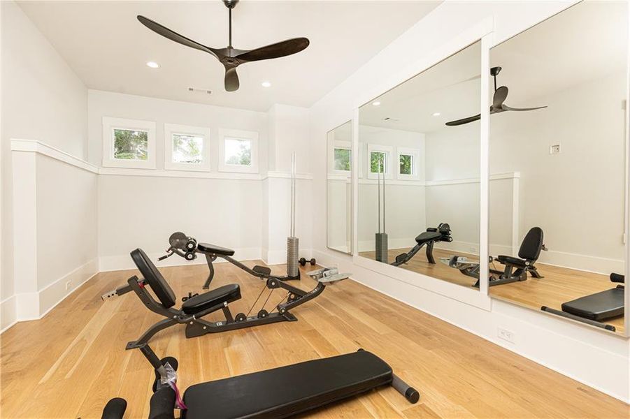 Furnished interior view inside a new home in , Marietta (Image 16).