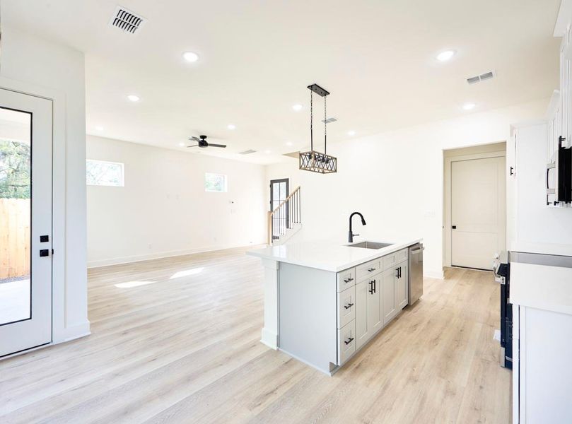 Furnished interior view inside a new home in , Houston (Image 4).