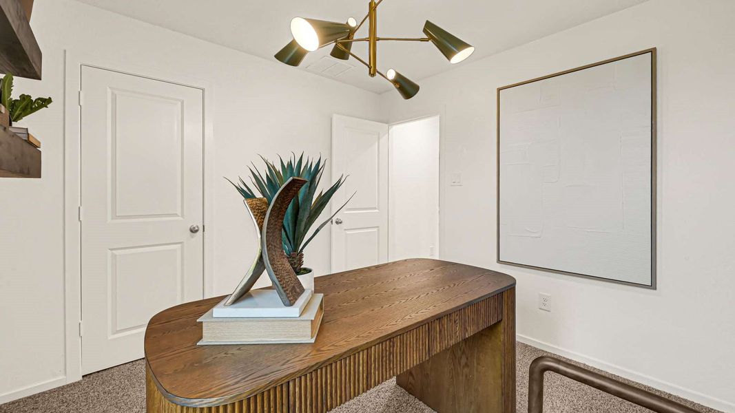Furnished interior view inside a new home in Milo Farms, Needville (Image 20).