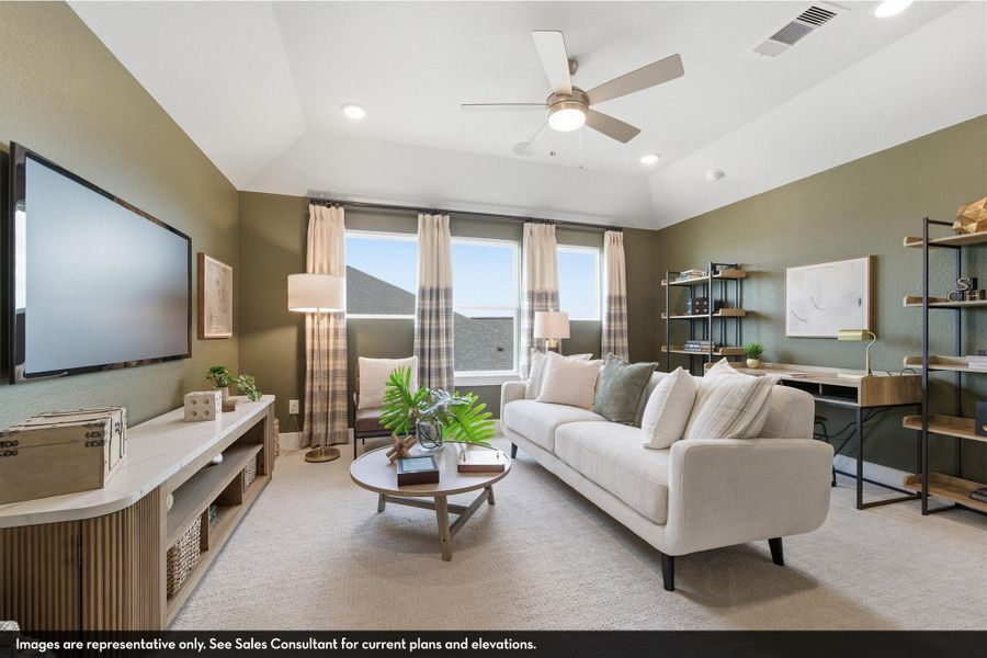 Furnished interior view inside a new home in Bay Creek, Baytown (Image 5).