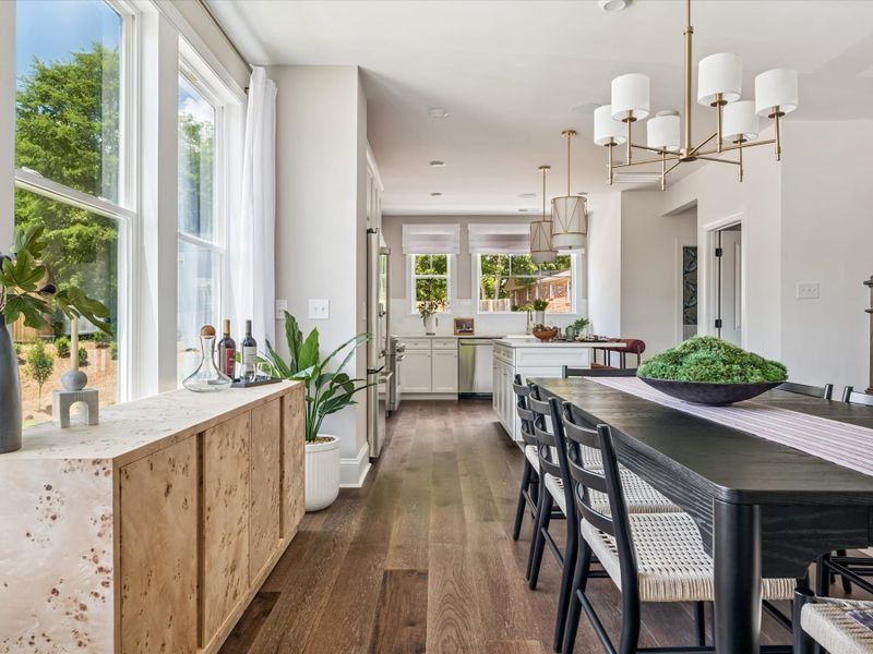 Representative furnished interior of a home built from the Price by Tri Pointe Homes in Old Town Village, Waxhaw (Image 28).