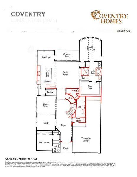 2D floor plan layout of this home in Candela, Richmond, TX (Image 1). 2D floor plan layout of this home in Candela, Richmond, TX (Image 1).
