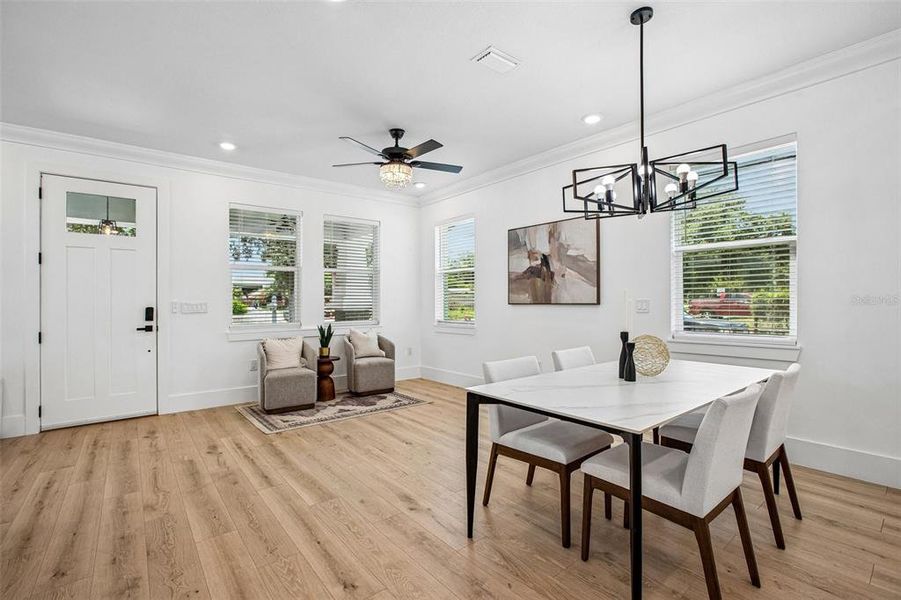 Furnished interior view inside a new home in , Tampa (Image 13).