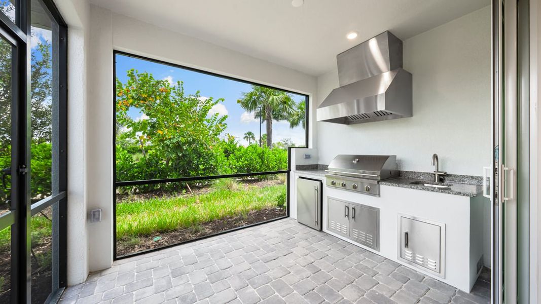 Representative furnished interior of a home built from the Verona by Taylor Morrison in Esplanade at Azario Lakewood Ranch, Lakewood Ranch (Image 12).