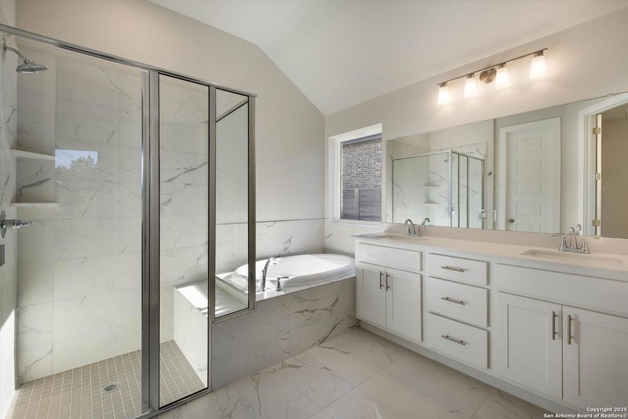 Furnished interior view inside a new home in The Grove at Vintage Oaks, New Braunfels (Image 8).