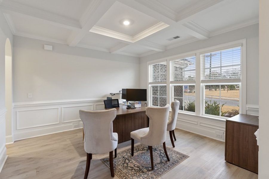 Furnished interior view inside a new home in Taylor Oaks, Greenville (Image 8).