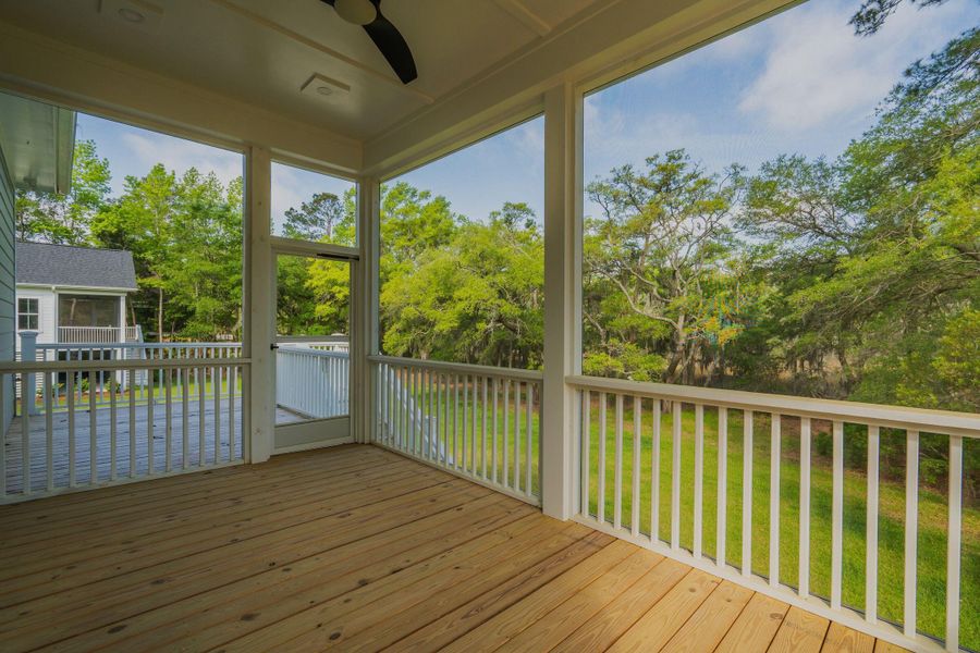 Exterior details and patio area of a home in , Johns Island (Image 35).
