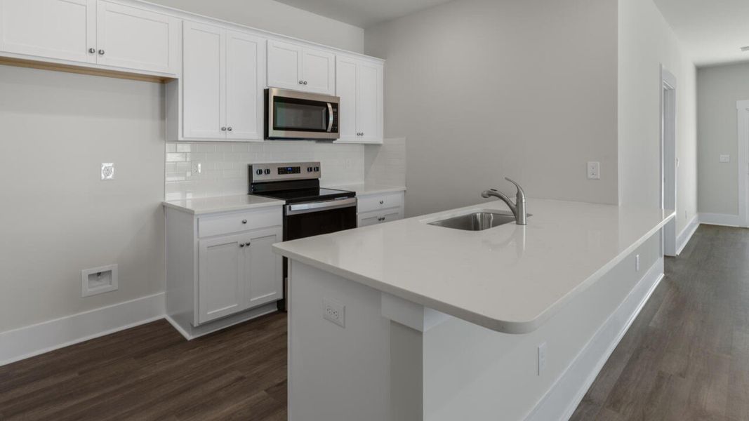 Furnished interior view inside a new home in Indigo Preserve Townhomes, Leland (Image 5).