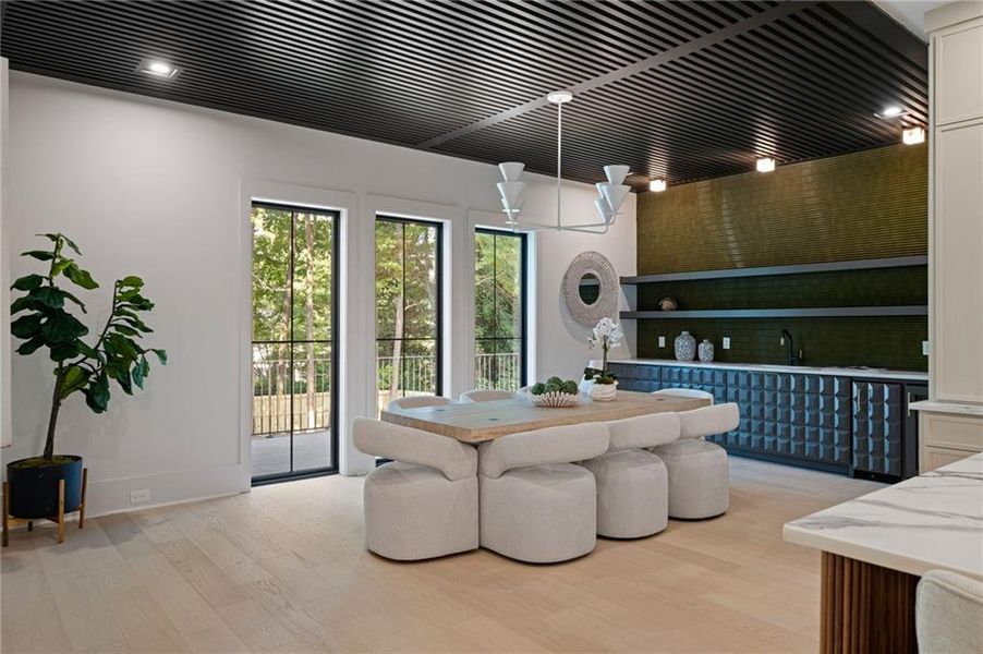 Furnished interior view inside a new home in , Atlanta (Image 13).