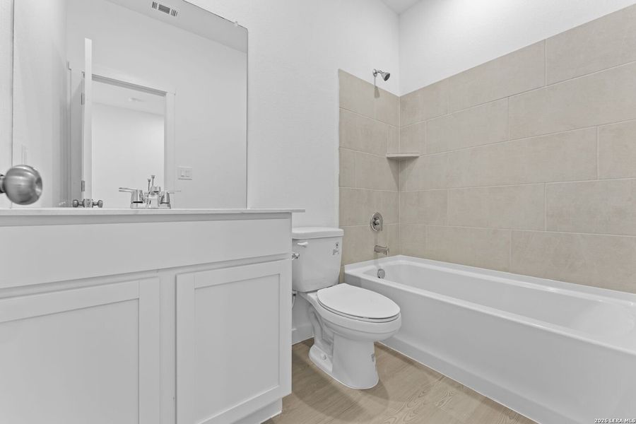 Furnished interior view inside a new home in Hightop Ridge, Converse (Image 5).