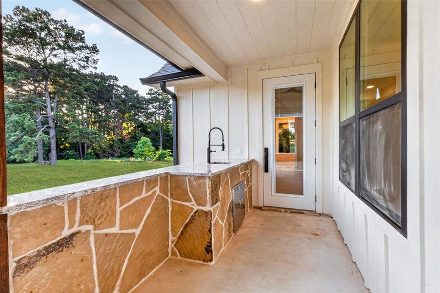 Exterior details and patio area of a home in , Longview (Image 26). Exterior details and patio area of a home in , Longview (Image 26).