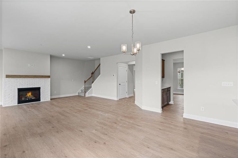 Spacious, unfurnished interior of a new home in Rose Creek, Cumming (Image 16). Spacious, unfurnished interior of a new home in Rose Creek, Cumming (Image 16).