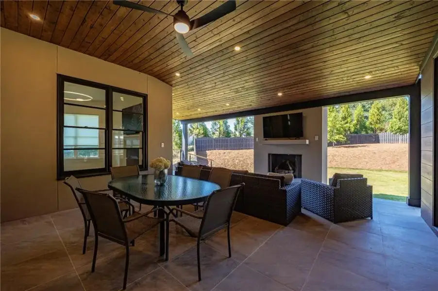 Exterior details and patio area of a home in , Sandy Springs (Image 30).
