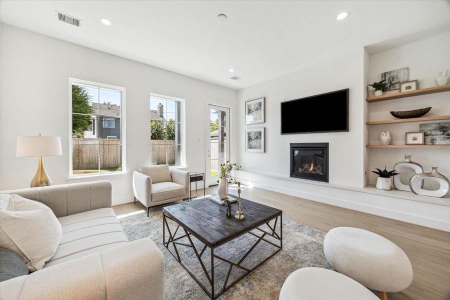 Furnished interior view inside a new home in , Houston (Image 10).