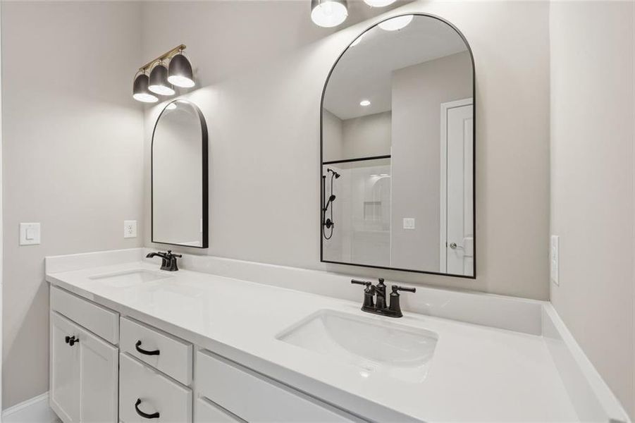 Furnished interior view inside a new home in , Cumming (Image 35).