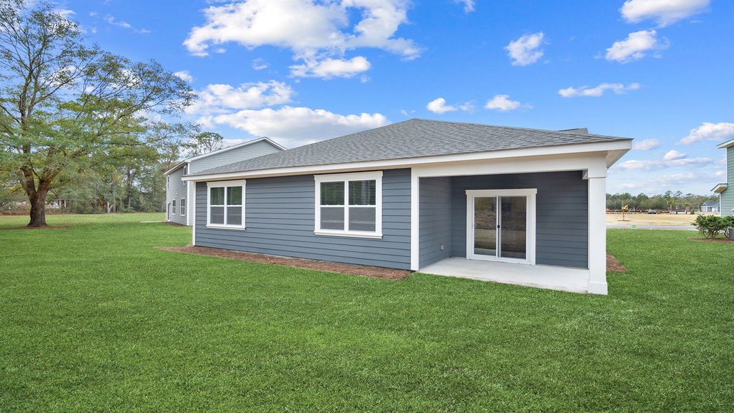 Front exterior of a new home in Laurel Grove, Guyton, GA, highlighting curb appeal (Image 19).