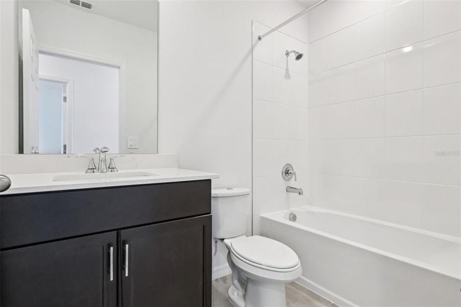 Furnished interior view inside a new home in The Meadow at Crossprairie, St. Cloud (Image 9). Furnished interior view inside a new home in The Meadow at Crossprairie, St. Cloud (Image 9).