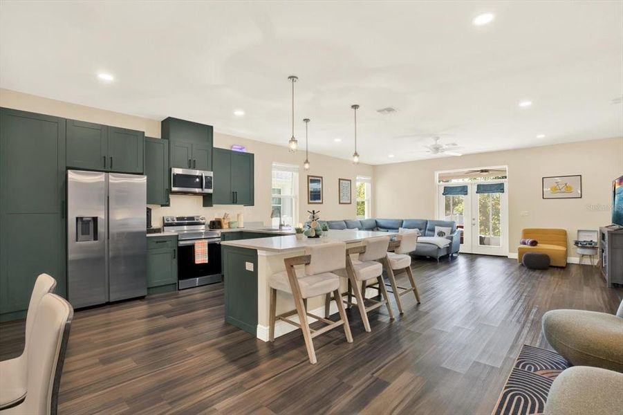 Furnished interior view inside a new home in , Tampa (Image 26).