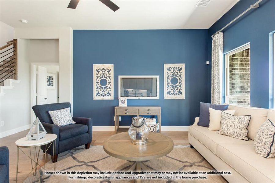 Furnished interior view inside a new home in Abe's Landing, Granbury (Image 8). Furnished interior view inside a new home in Abe's Landing, Granbury (Image 8).