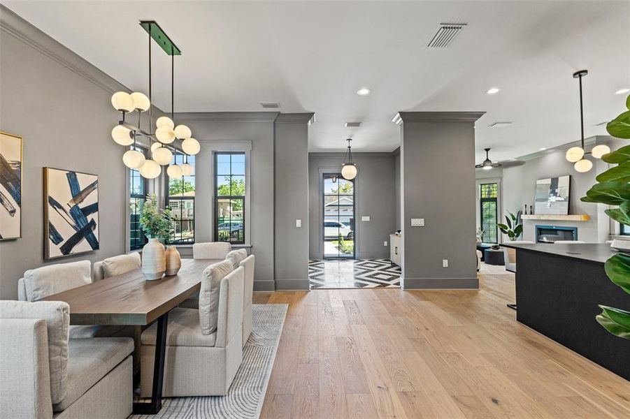 Furnished interior view inside a new home in , Tampa (Image 59).