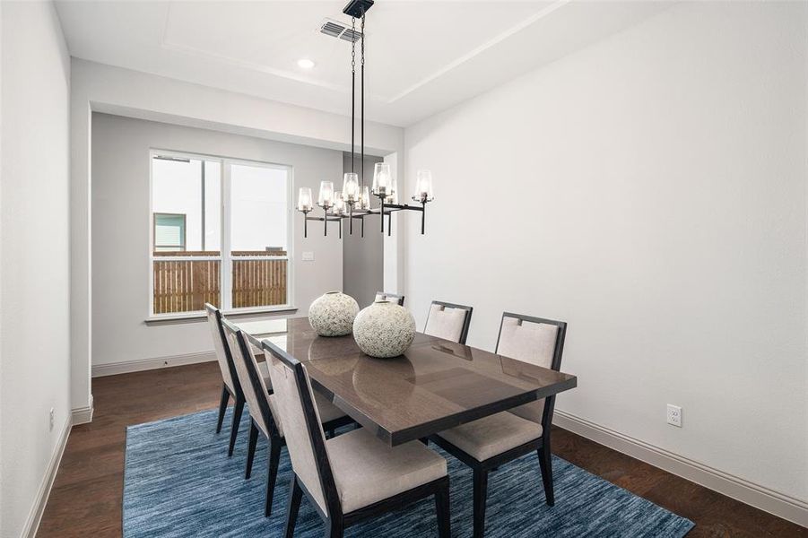 Furnished interior view inside a new home in , Frisco (Image 19).