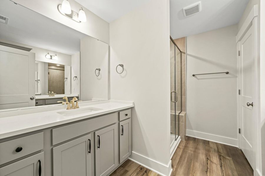 Furnished interior view inside a new home in Harbor Crossing, Greensboro (Image 12).