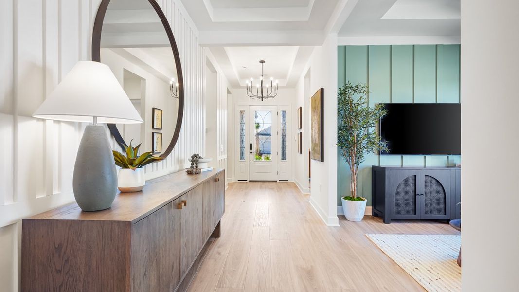 Representative furnished interior of a home built from the Marino by Taylor Morrison in Esplanade by the Islands, Naples (Image 17).