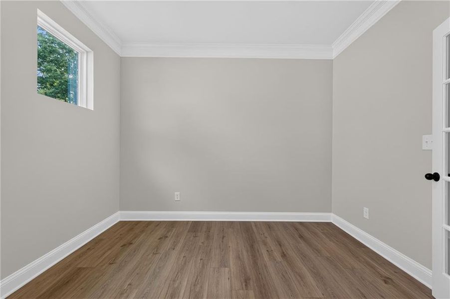 Spacious, unfurnished interior of a new home in Villas at Dawsonville, Dawsonville (Image 55). Spacious, unfurnished interior of a new home in Villas at Dawsonville, Dawsonville (Image 55).