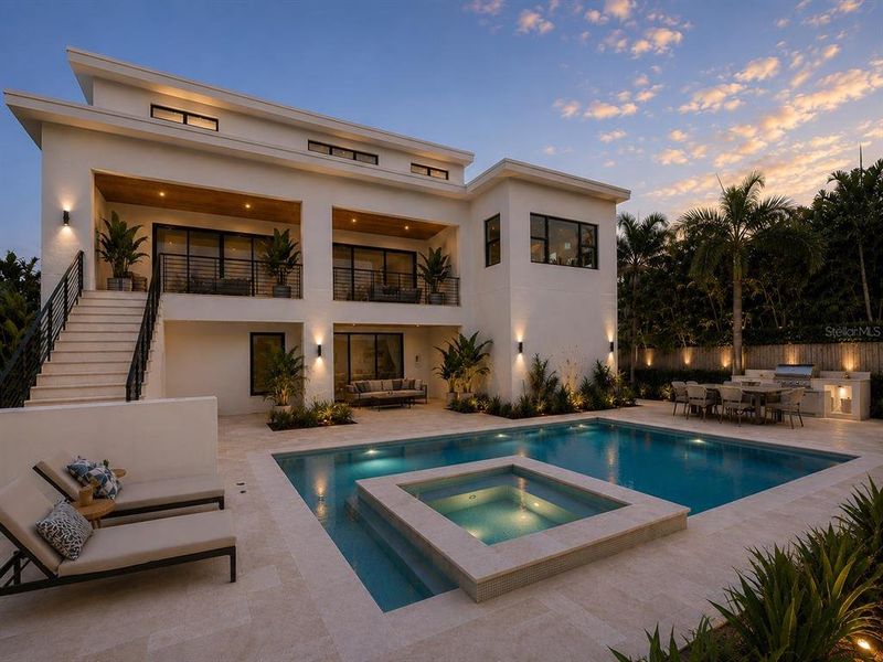 Exterior details and patio area of a home in , Tampa (Image 2). Exterior details and patio area of a home in , Tampa (Image 2).