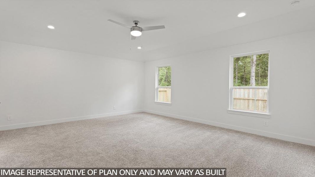 Spacious, unfurnished interior of a new home in Silverthorne, Conroe (Image 16). Spacious, unfurnished interior of a new home in Silverthorne, Conroe (Image 16).