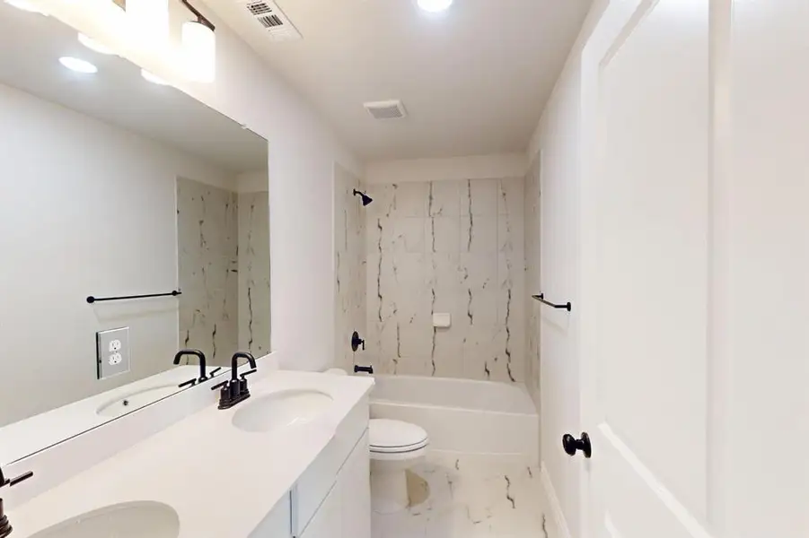 Furnished interior view inside a new home in Lilybrooke at Legacy Hills, Celina (Image 12). Furnished interior view inside a new home in Lilybrooke at Legacy Hills, Celina (Image 12).